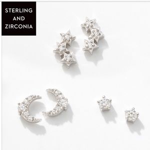 Celestial earring set touchstone Crystal